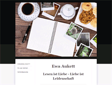 Tablet Screenshot of ewa-aukett.com